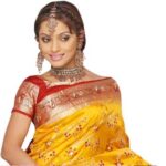 south-indian-silk-saree woman