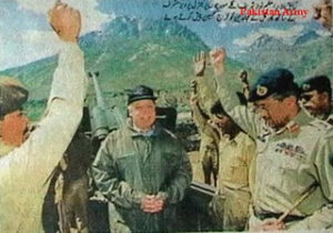 Nawaz Sharif & General Pervez Musharraf on Kargil Front