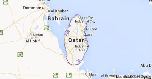 quatar map