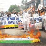 Indian Flag-burning kashmiris