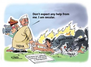 secular hindu cartoon