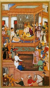 muslim separatism 6 AbulFazlPresentingAkbarnama